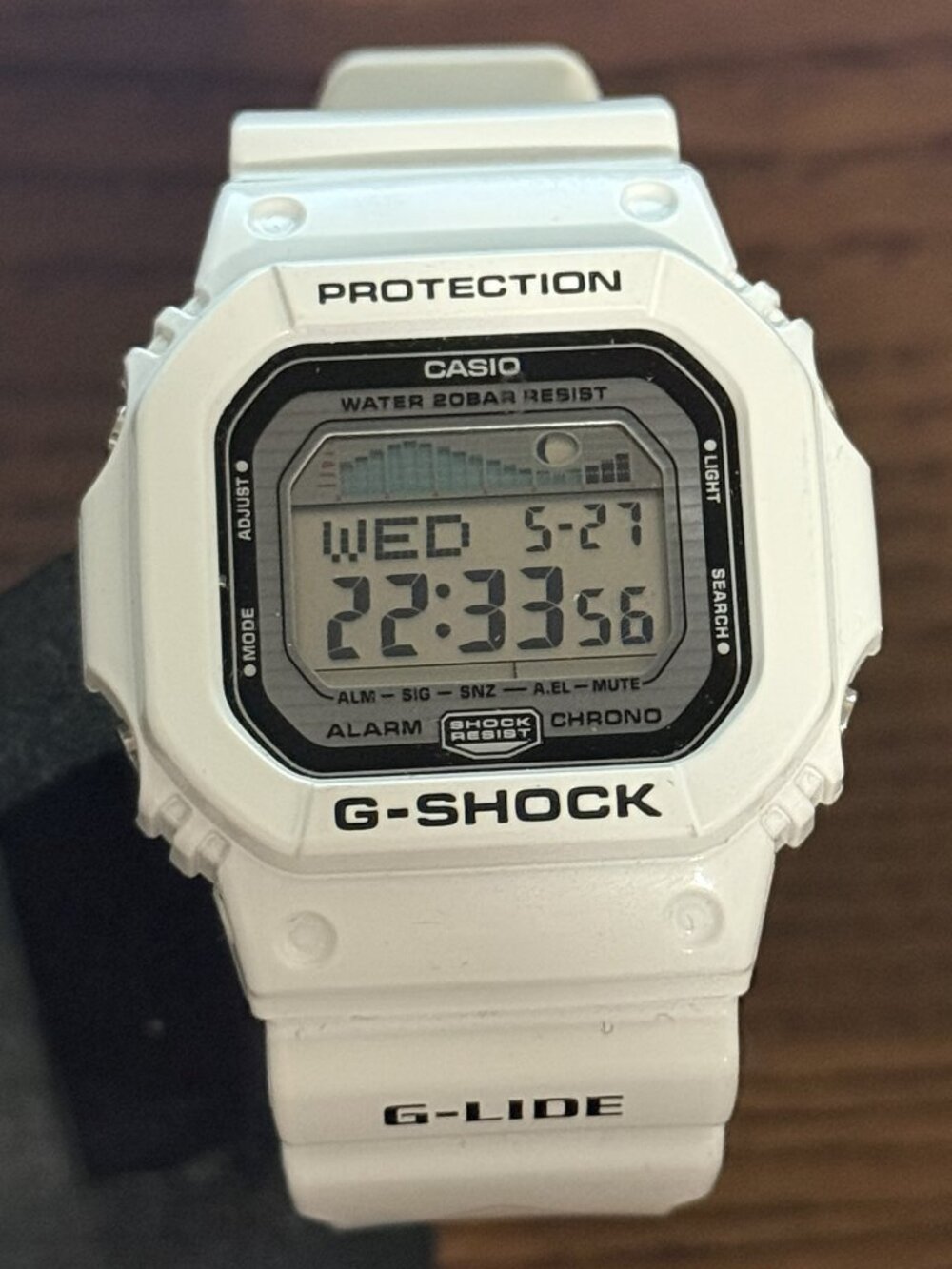 Brand New Without Box - White Casio G-Shock G-Lide (GLX-5600)